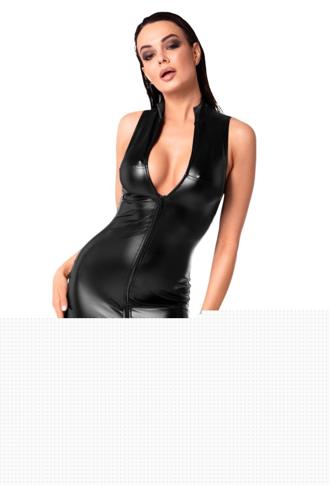 Сукня Noir Handmade F337 Powerwetlook midi dress - M - зображення 1