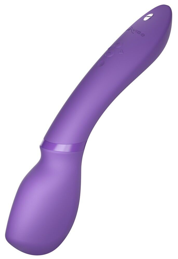 Смарт-вібромасажер We-Vibe Wand 2 Purple, дуже потужний, функція Smart Silence - зображення 1
