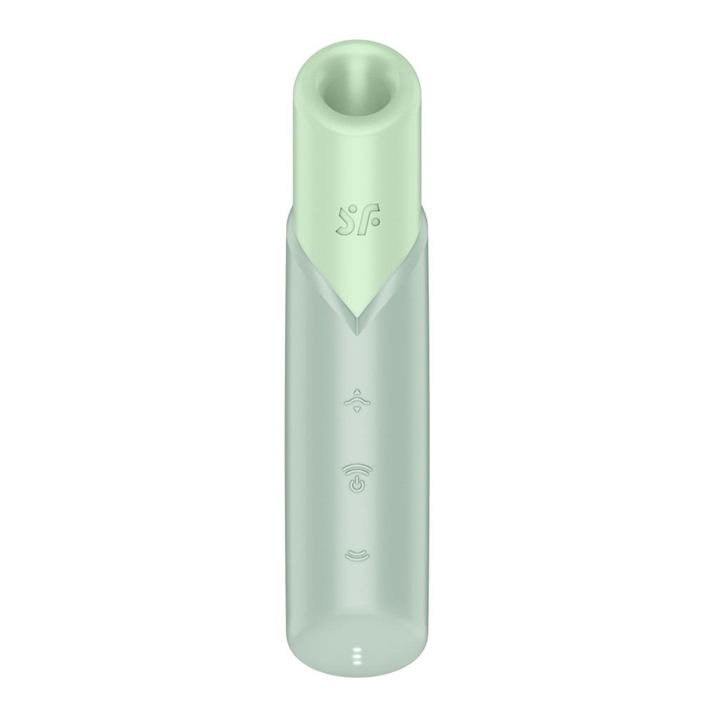 Вакуумний стимулятор Satisfyer Naughty Kiss, магнітна технологія 3D Air Pulse, 30 режимів роботи - зображення 1