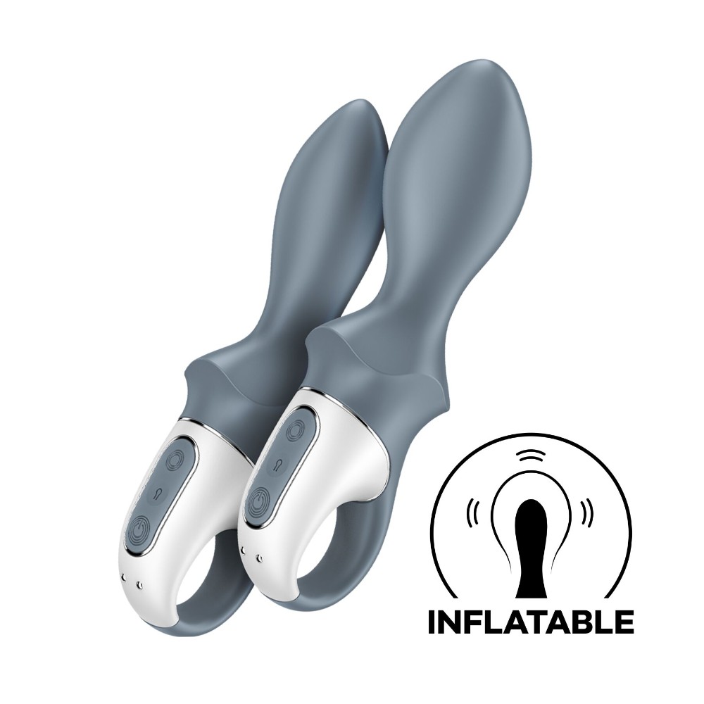 Анальний надувний вібратор Satisfyer Air Pump Booty 1, гнучкий стовбур - зображення 1