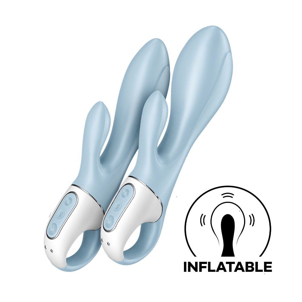 Вібратор-кролик надувний Satisfyer Air Pump Bunny 1 - зображення 1