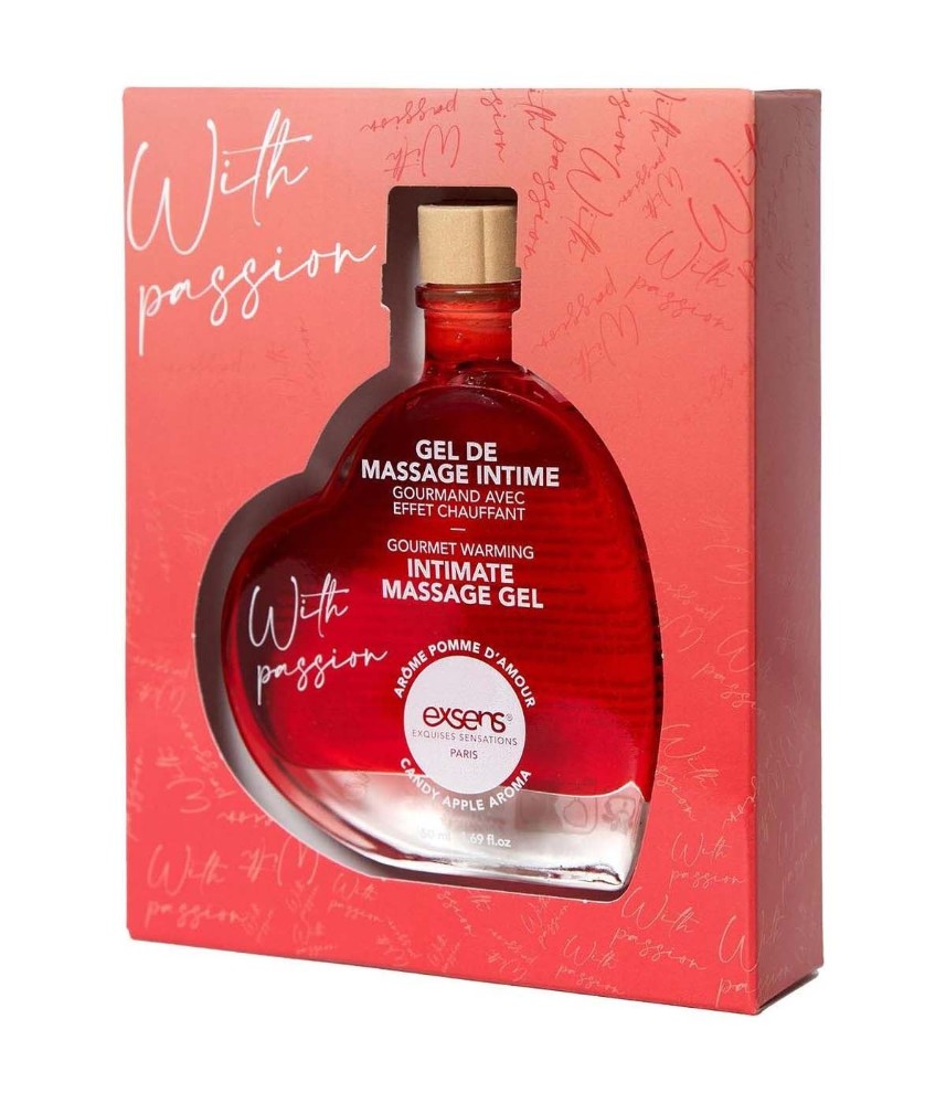Розпродаж!!! Масажний гель EXSENS With Passion Candy Apple 50 мл (термін 04.2027) - зображення 1