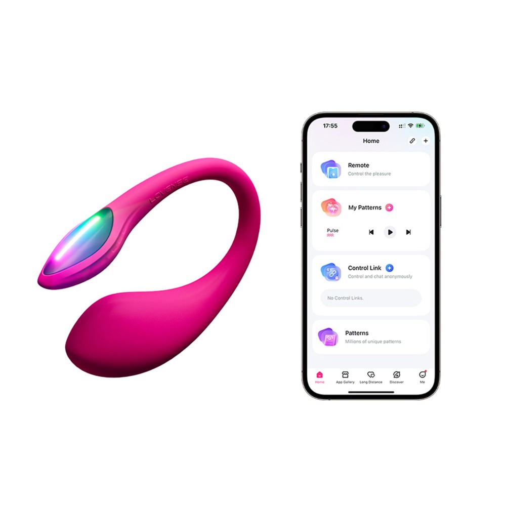 Смарт-віброяйце Lovense Lush 4, дуже потужне, швидке заряджання, LED-підсвічування - зображення 1