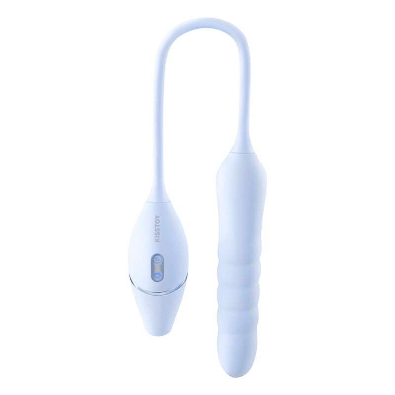 Пульсатор з вакуумним стимулятором KISSTOY Cathy III Light Blue, 5 режимів вакууму, 10 режимів пульсації - зображення 1