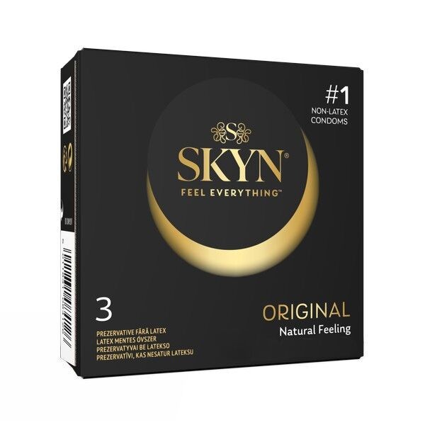 Безлатексні преміум-презервативи SKYN Original 3 шт - зображення 1