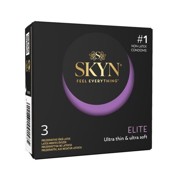 Безлатексні преміум-презервативи SKYN Elite 3 шт, ультратонкі - зображення 1