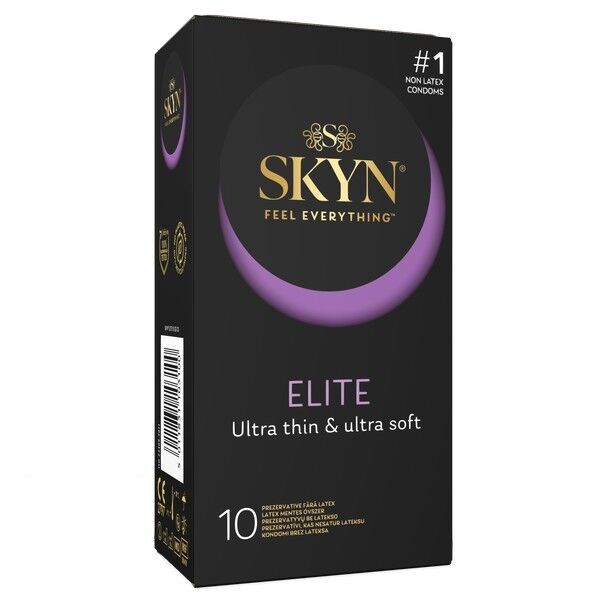 Безлатексні преміум-презервативи SKYN Elite 10 шт, ультратонкі - зображення 1