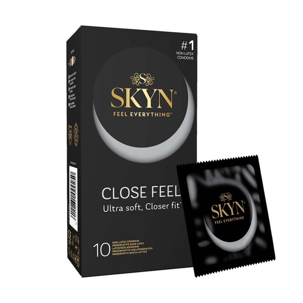 Безлатексні преміум-презервативи SKYN Close Feel 10 шт, щільна посадка - зображення 1