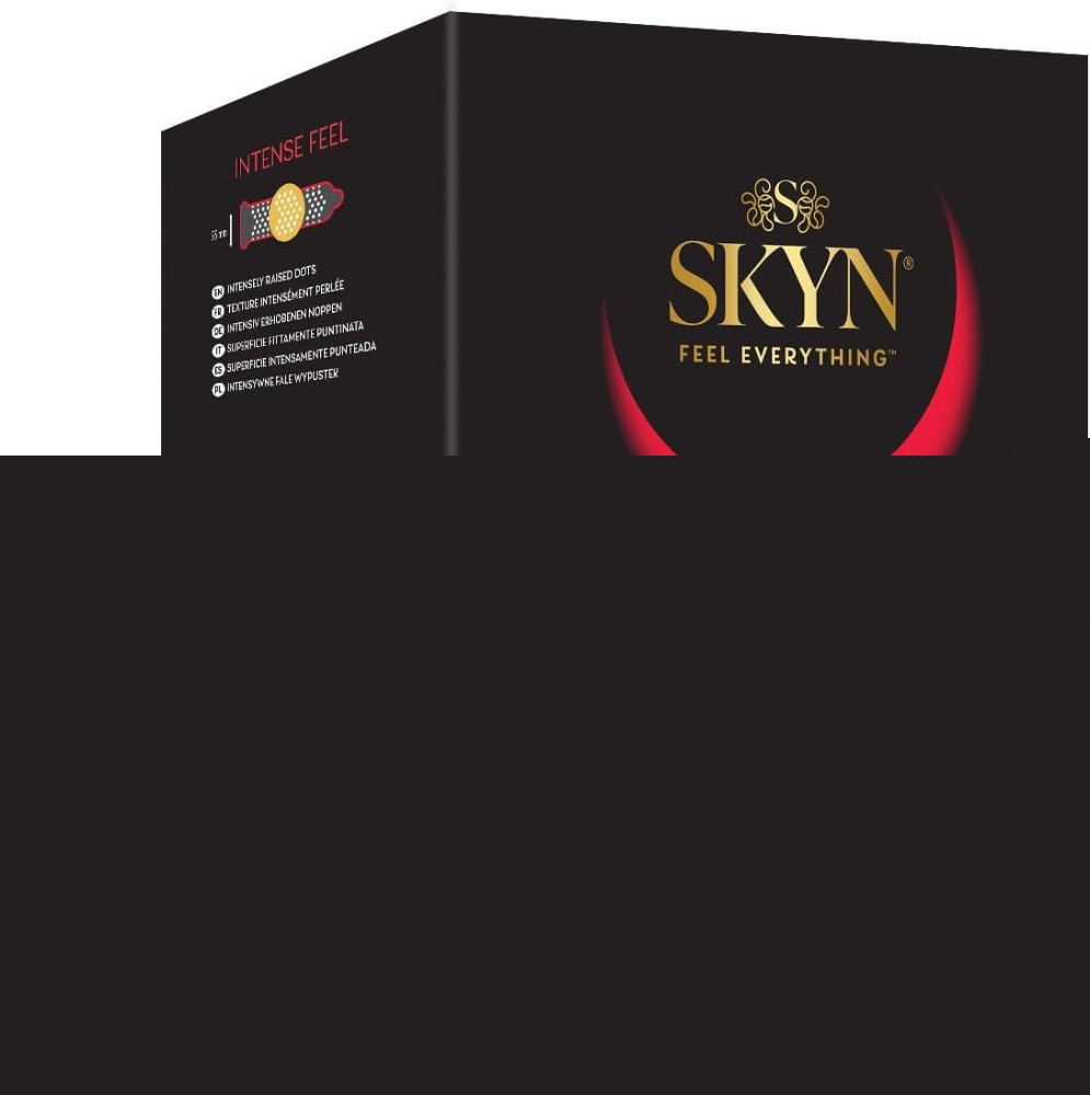 Безлатексні преміум-презервативи SKYN Intense Feel 36 шт, точковий рельєф - зображення 1