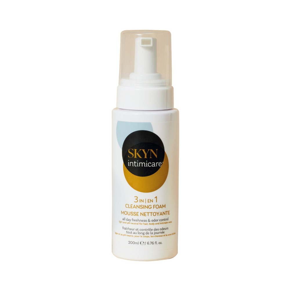 Піна для інтимного догляду SKYN Intimicare 3 in 1 Cleansing Foam 200 мл, освіжальна, нейтральний pH - зображення 1
