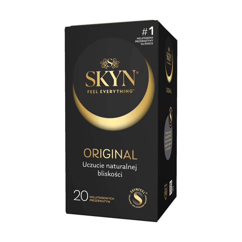 Безлатексні преміум-презервативи SKYN Original 20 шт - зображення 1