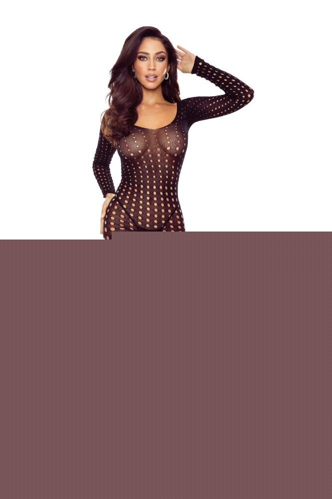 Бодістокінг Passion BS110 One Size, black - зображення 1