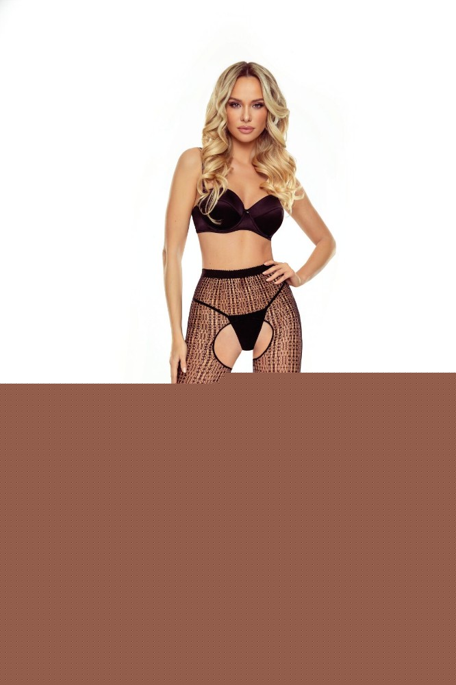 Еротичні колготки Passion TIOPEN 028 1/2 black - зображення 1