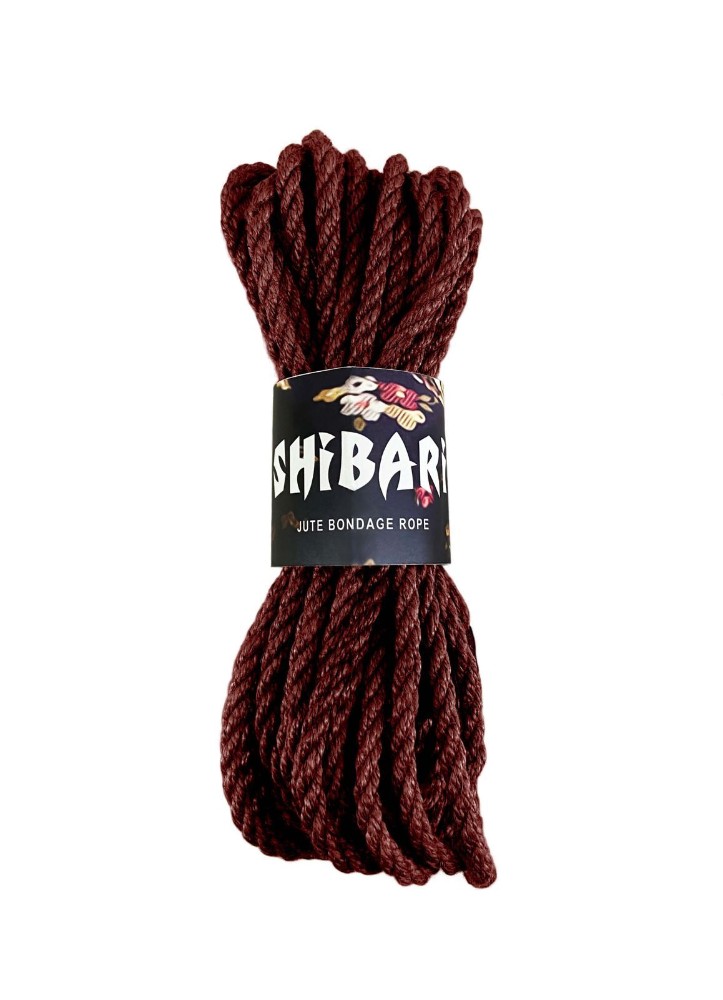 Джутова мотузка для шибарі Feral Feelings Shibari Rope, 8 м коричнева - зображення 1