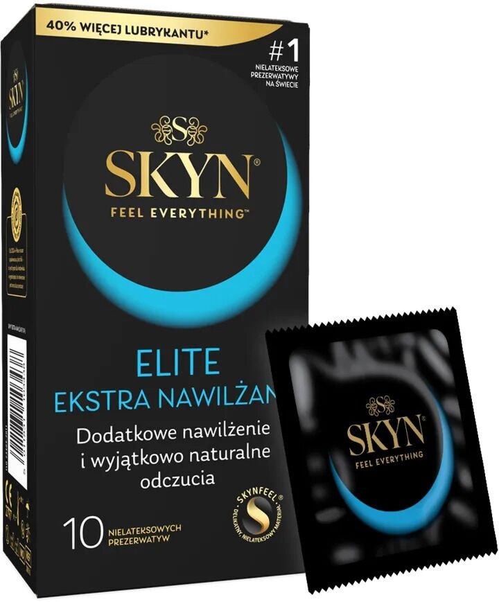 Безлатексні преміум-презервативи SKYN Elite Extra Lubricated 10 шт - зображення 1