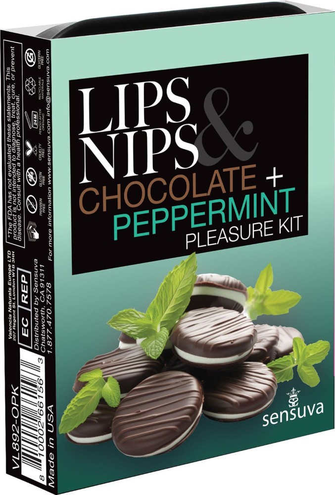 Подарунковий набір Sensuva Lips & Nips Pleasure Kit - Chocolate Peppermint 2 x 4г - зображення 1