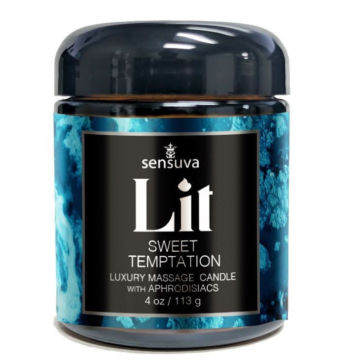 Масажна свічка Sensuva Lit Sweet Temptation Massage Candle 113г - зображення 1