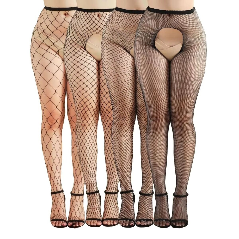 Комплект колготок JSY WW7040-open Black One Size (4 шт) - зображення 1