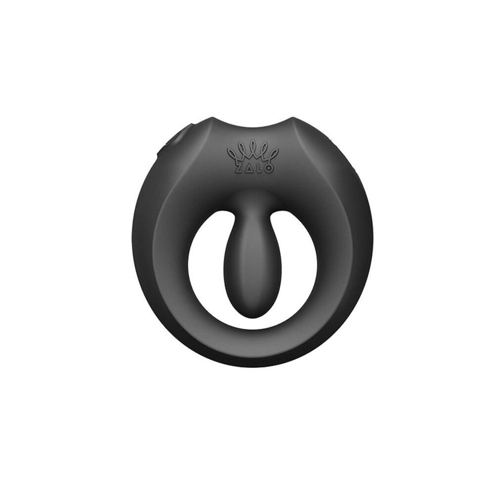 Ерекційне смарт-віброкільце Zalo Apis Obsidian Black, до 4 годин роботи, зарядний кейс - зображення 1