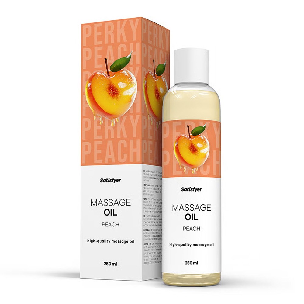 Масажна олія Satisfyer Massage Oil Peach 250 мл - зображення 1
