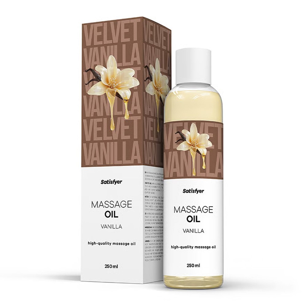 Масажна олія Satisfyer Massage Oil Vanilla 250 мл - зображення 1