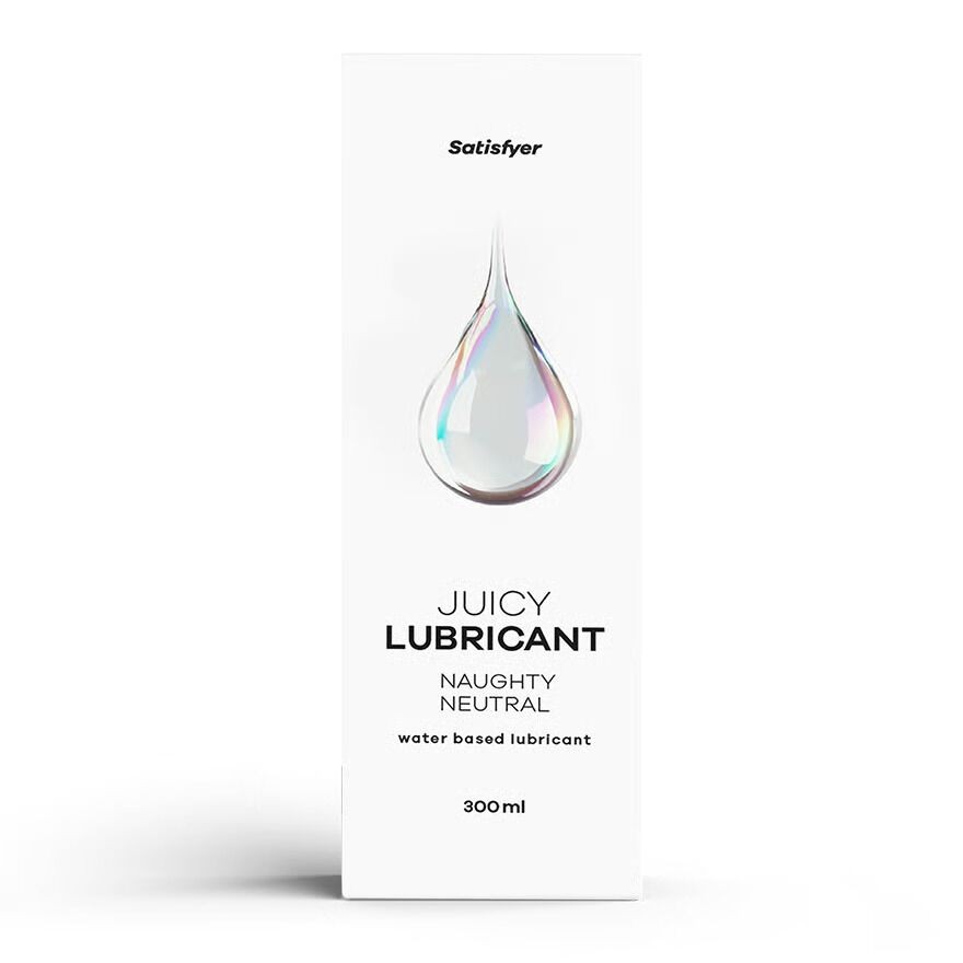 Лубрикант на водній основі Satisfyer Juicy Lubricant Naughty Neutral water based 300 мл - зображення 1