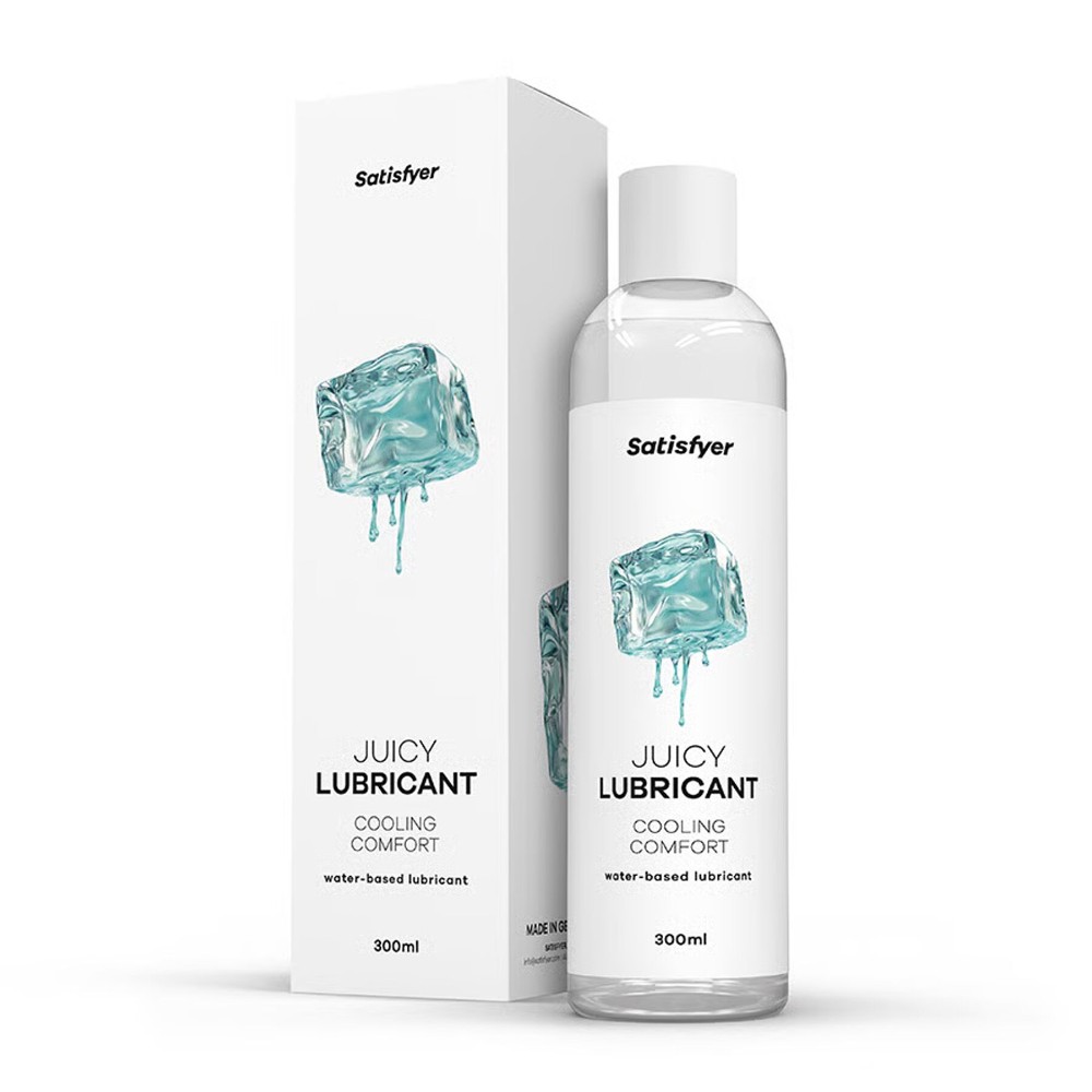 Лубрикант на водній основі Satisfyer Juicy Lubricant Cooling Comfort water based 300 мл - зображення 1