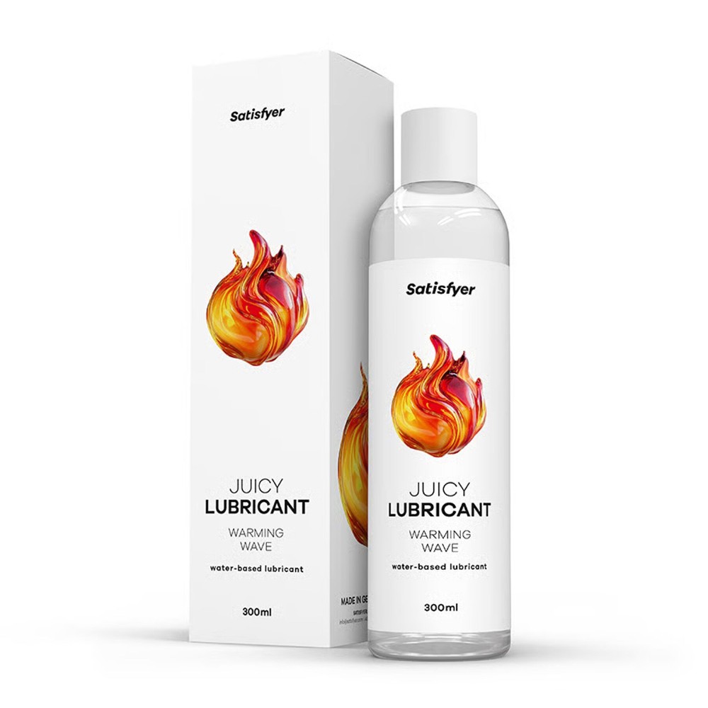 Лубрикант на водній основі Satisfyer Juicy Lubricant Warm Wave water based 300 мл - зображення 1