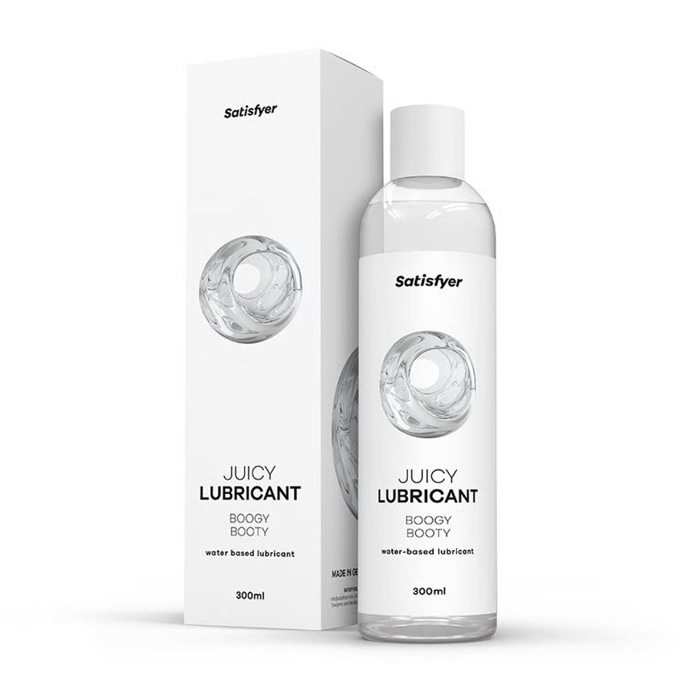 Анальна змазка на водній основі Satisfyer Juicy Lubricant Boogy Booty water based 300 мл - зображення 1