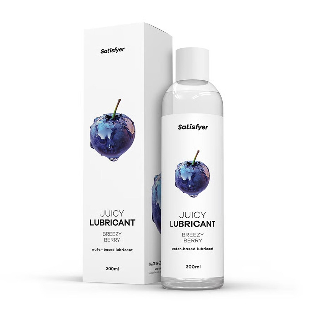 Лубрикант на водній основі Satisfyer Juicy Lubricant Breezy Berry water based 300 мл - зображення 1