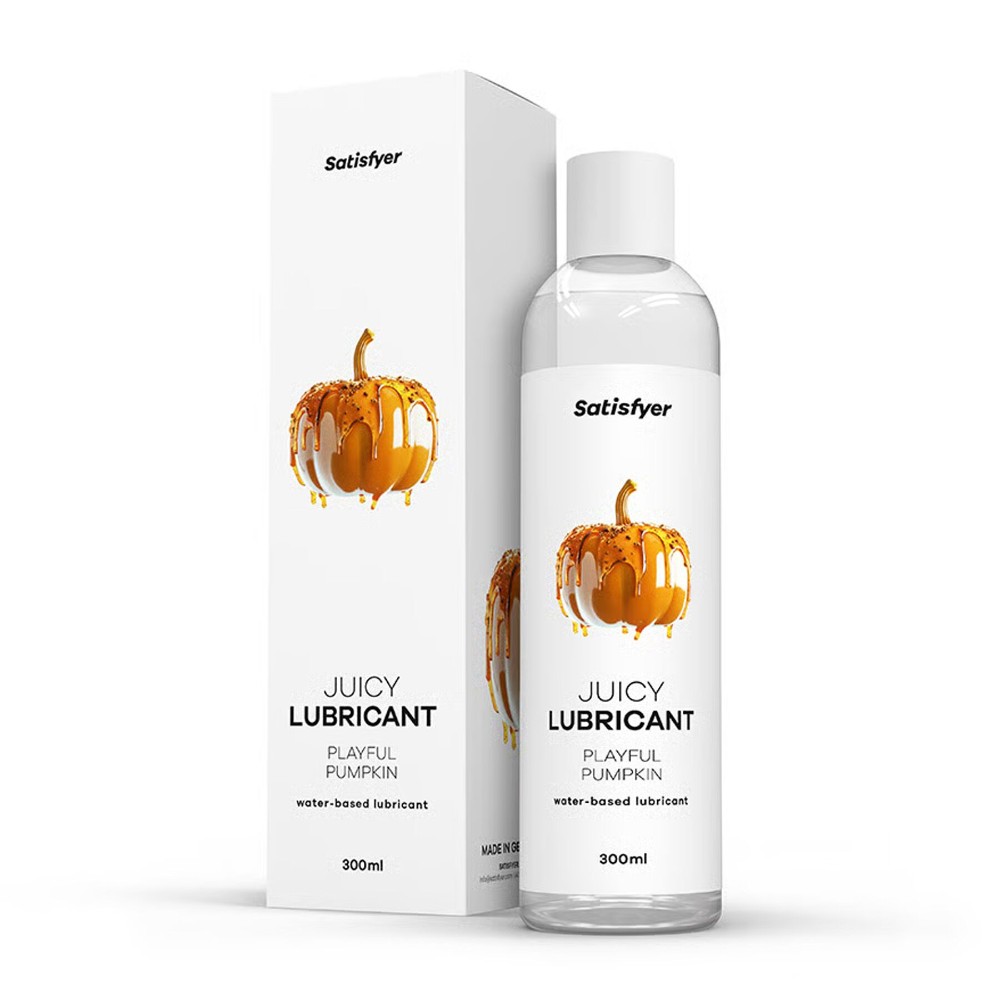 Лубрикант на водній основі Satisfyer Juicy Lubricant Playful Pumpkin water based 300 мл - зображення 1