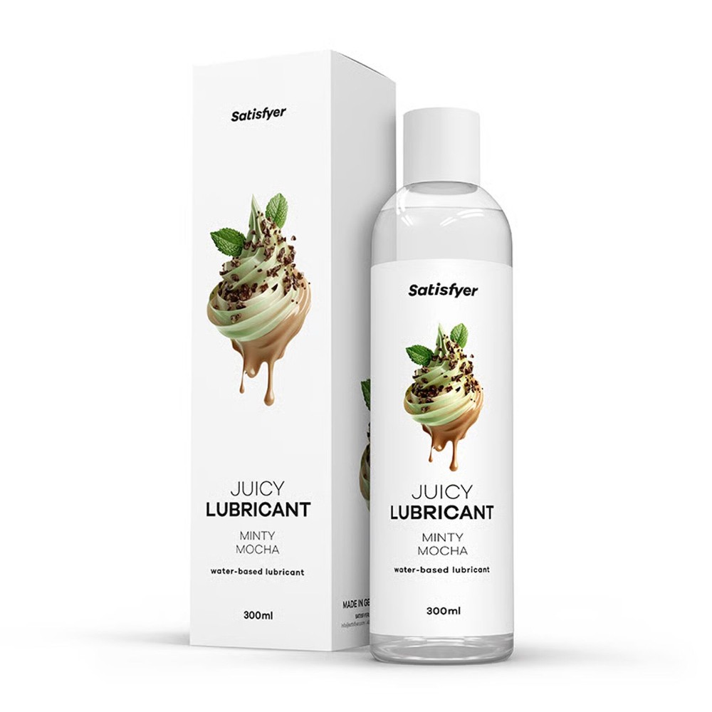Лубрикант на водній основі Satisfyer Juicy Lubricant Minty Mocha water based 300 мл - зображення 1
