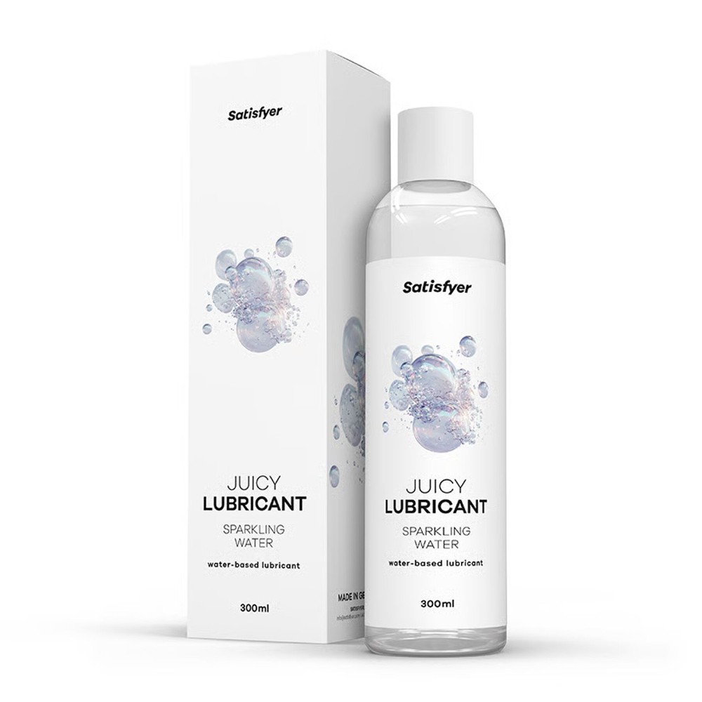 Лубрикант на водній основі Satisfyer Juicy Lubricant Sparkling Water water based 300 мл - зображення 1