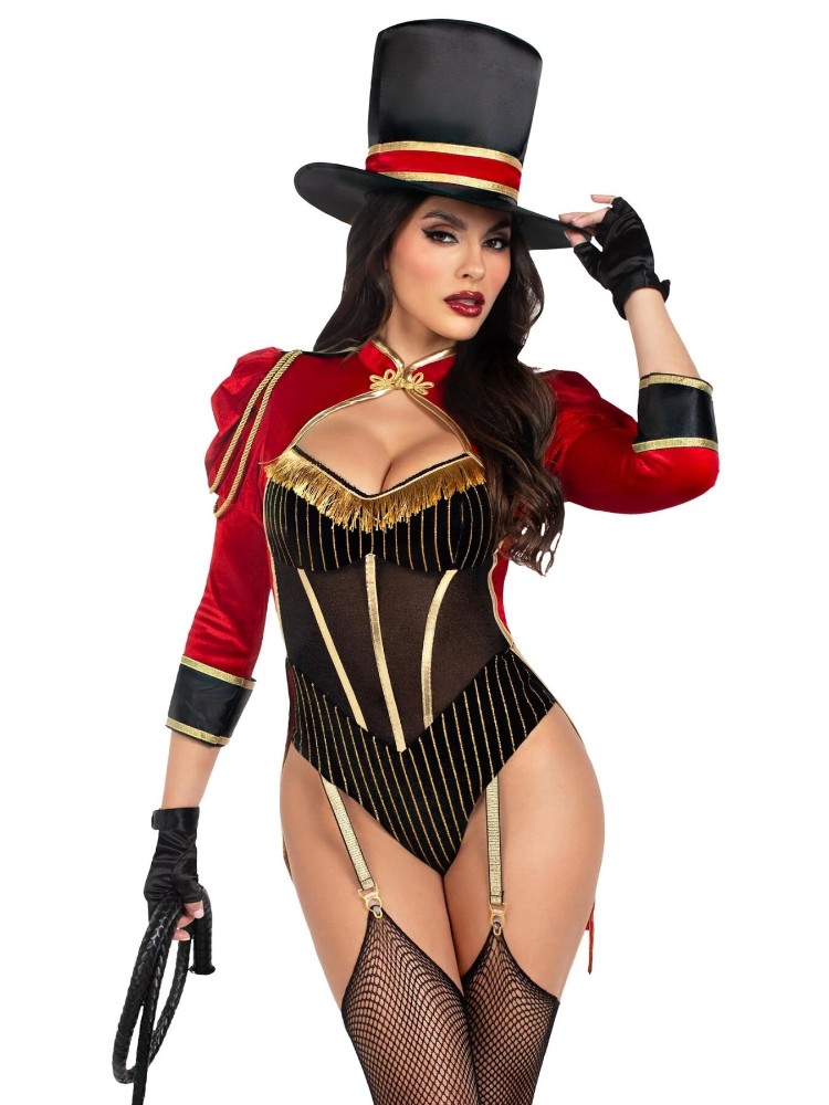 Костюм циркачки Leg Avenue Ravishing Ringmaster Bodysuit L - зображення 1