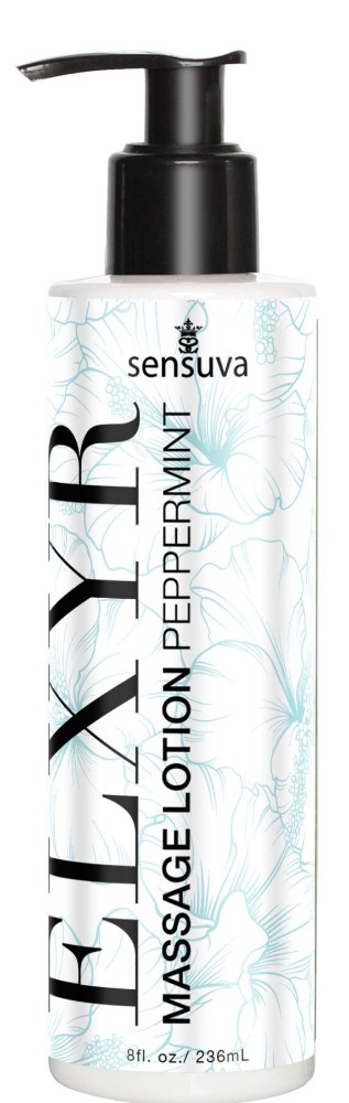 Лосьйон для масажу ніг та ступень Sensuva ELXYR Massage Lotion Peppermint (236 мл) - зображення 1