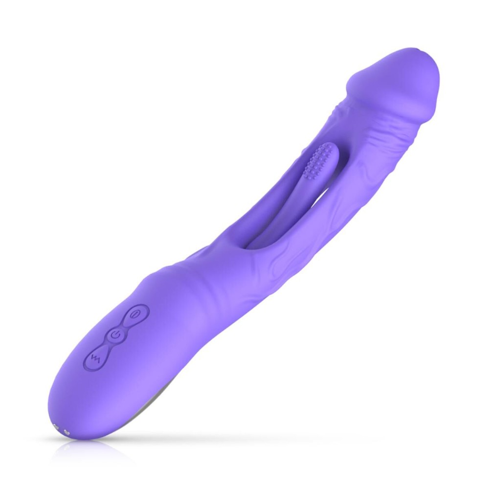 Вібратор точки G з вагінальним відростком Good Vibes Only – Flax Vibrating Dildo with G-Spot Stimulator - зображення 1