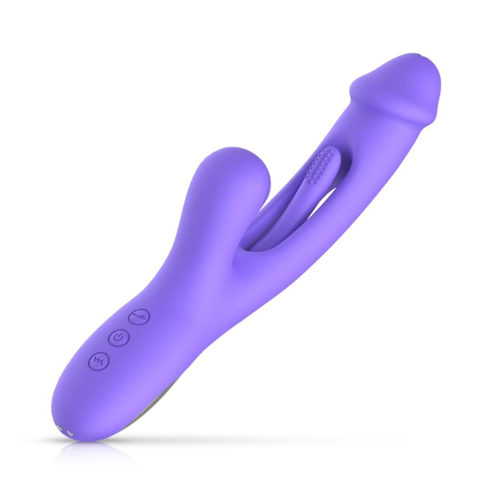 Вібратор-кролик із вагінальним відростком Good Vibes Only – Tess Rabbit Vibrator with G-Spot Stimulator - зображення 1