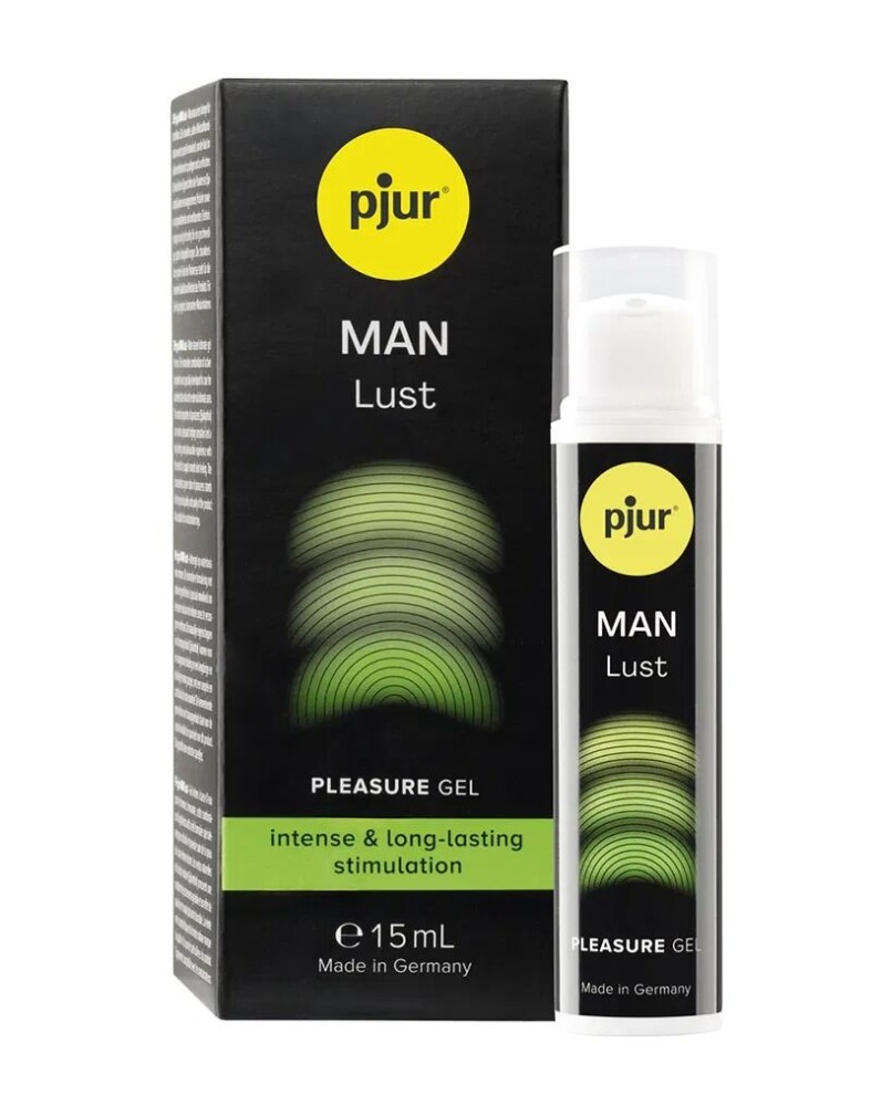 Рідкий вібратор для чоловіків pjur MAN Lust, 15 мл, з ефектом мурашок - зображення 1