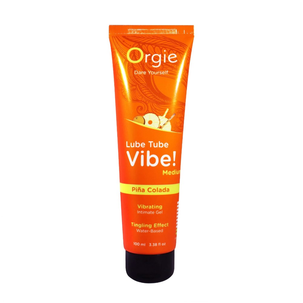 Вібролубрикант Orgie Lube Tube Vibe! Pina Colada 100 мл - зображення 1