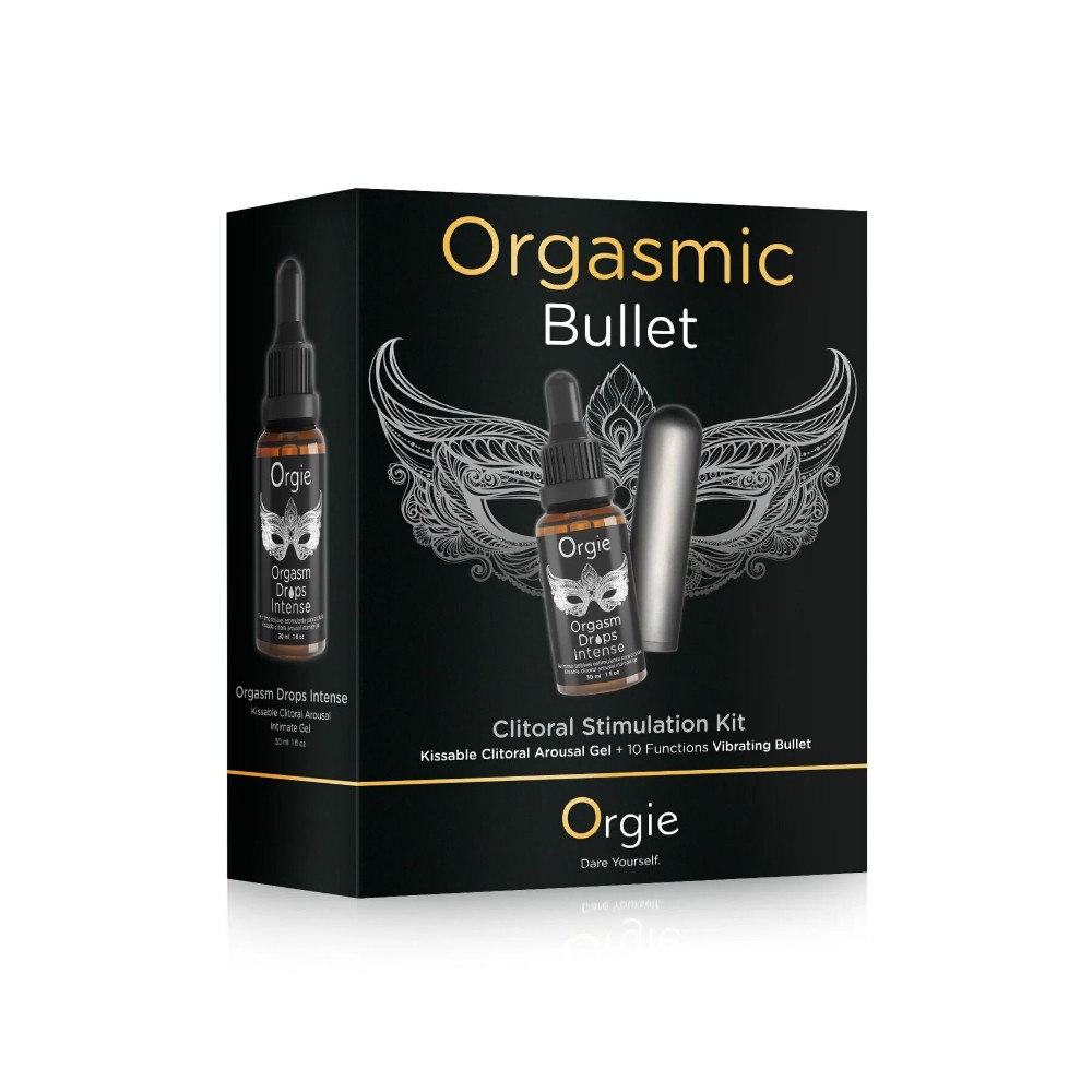 Набір Orgie Orgasmic Bullet: збуджувальні краплі та віброкуля - зображення 1