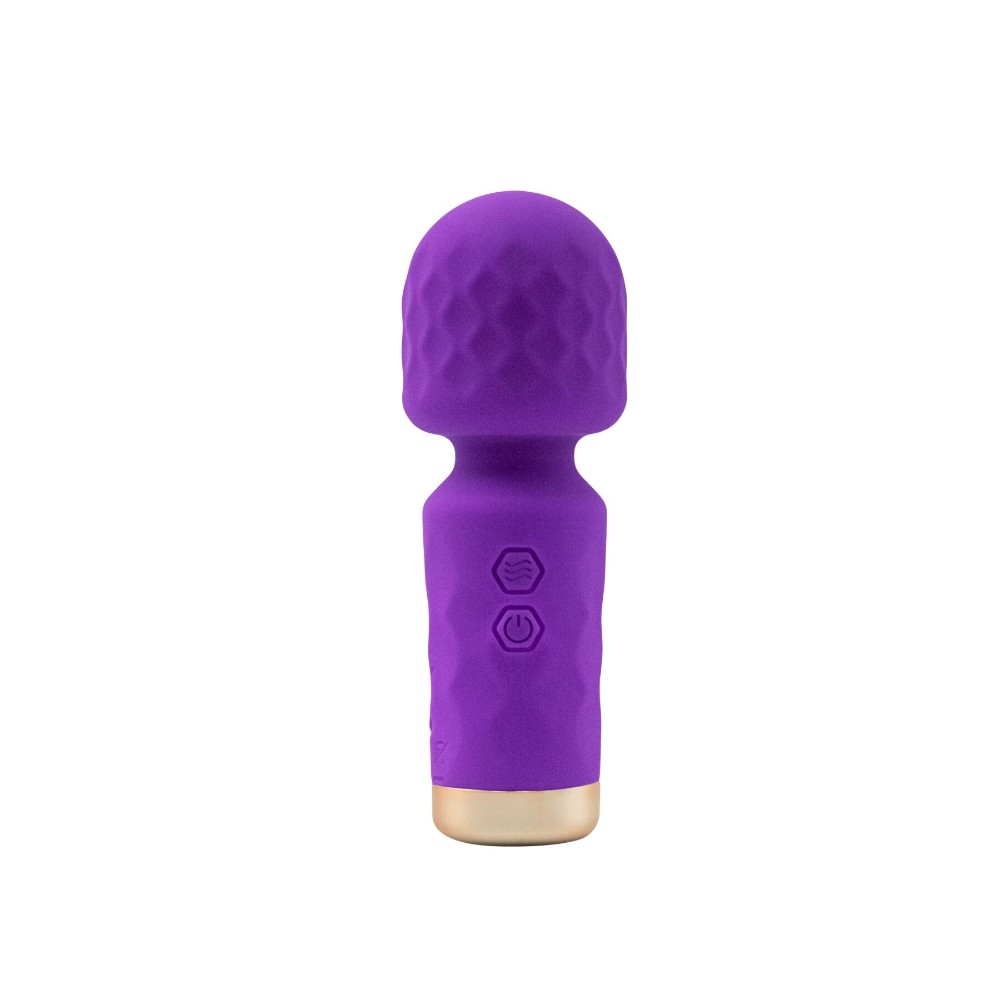 Вібромасажер M’Lady Mini Vibrating Wand Purple - зображення 1
