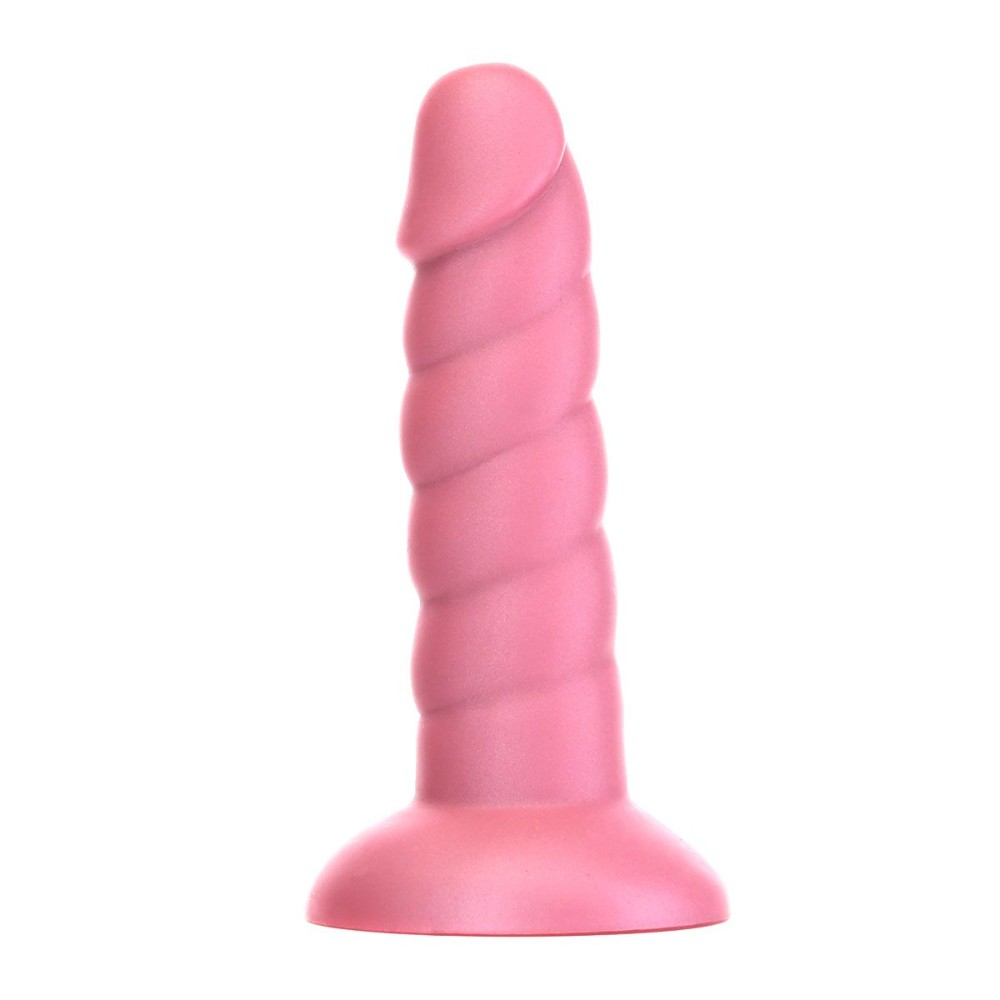 Фалоімітатор Fantasy by Addiction Unicorn Dildo 5.5” Pink, віброкуля в подарунок - зображення 1