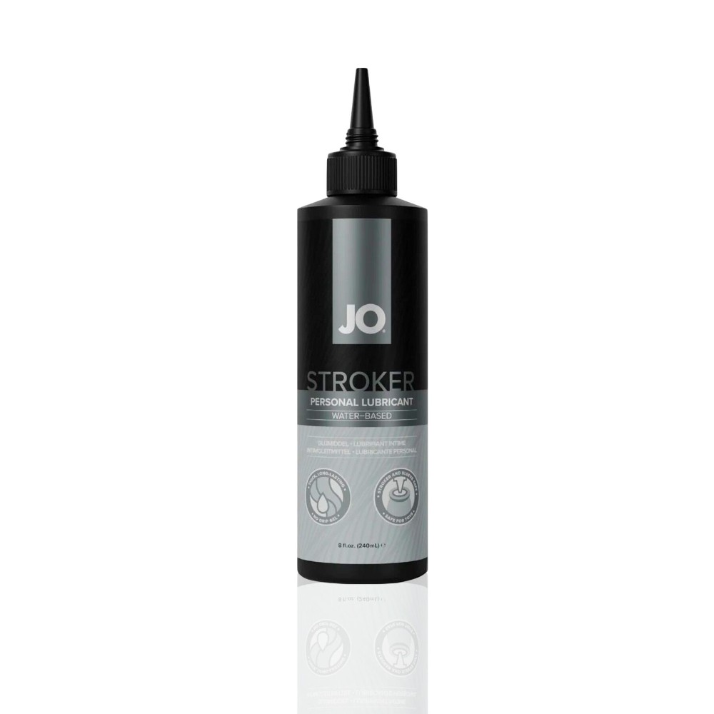 Лубрикант для мастурбаторів JO Stroker Lubricant 240 мл, на водній основі, густий, з аплікатором - зображення 1