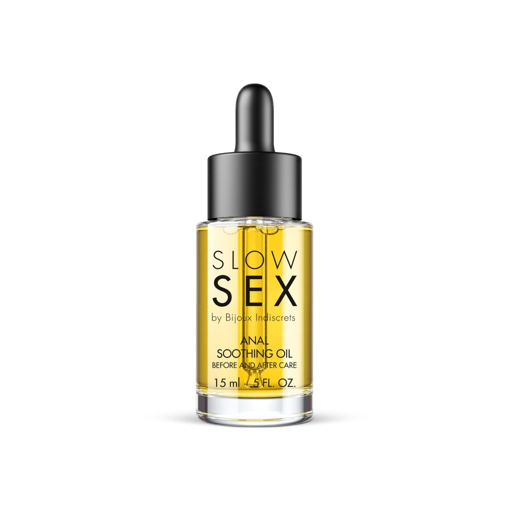 Заспокійлива олія для анального сексу Bijoux Indiscrets Slow Sex Anal Soothing Oil Before & After 15 мл - зображення 1