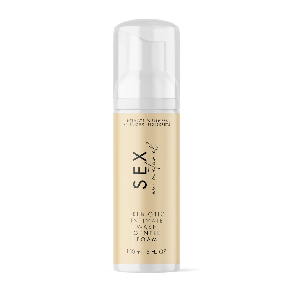 Піна для інтимної гігієни Bijoux Indiscrets Sex Au Naturel Prebiotic Intimate Wash Gentle Foam 150мл - зображення 1