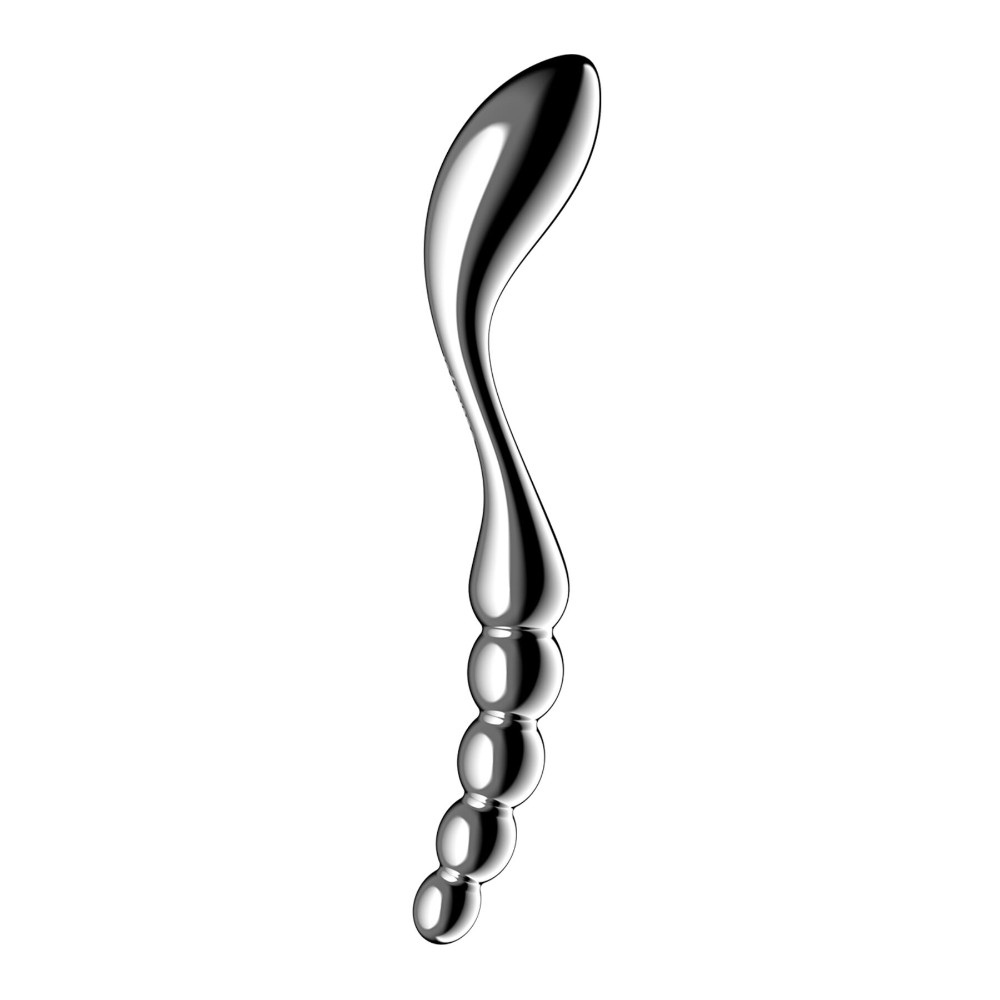 Металевий дилдо Satisfyer Star Force 1, двосторонній, можна нагрівати та охолоджувати - зображення 1