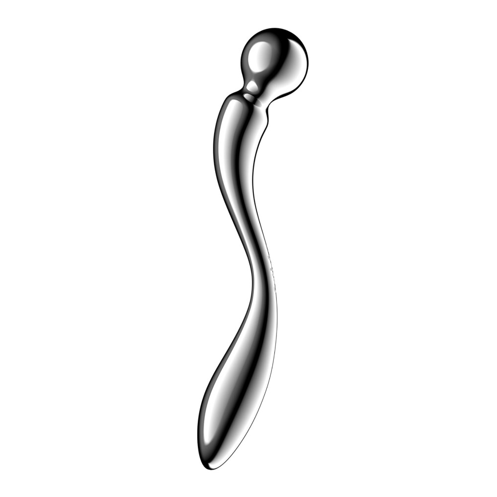 Металевий дилдо Satisfyer Star Force 2, двосторонній, можна нагрівати та охолоджувати - зображення 1