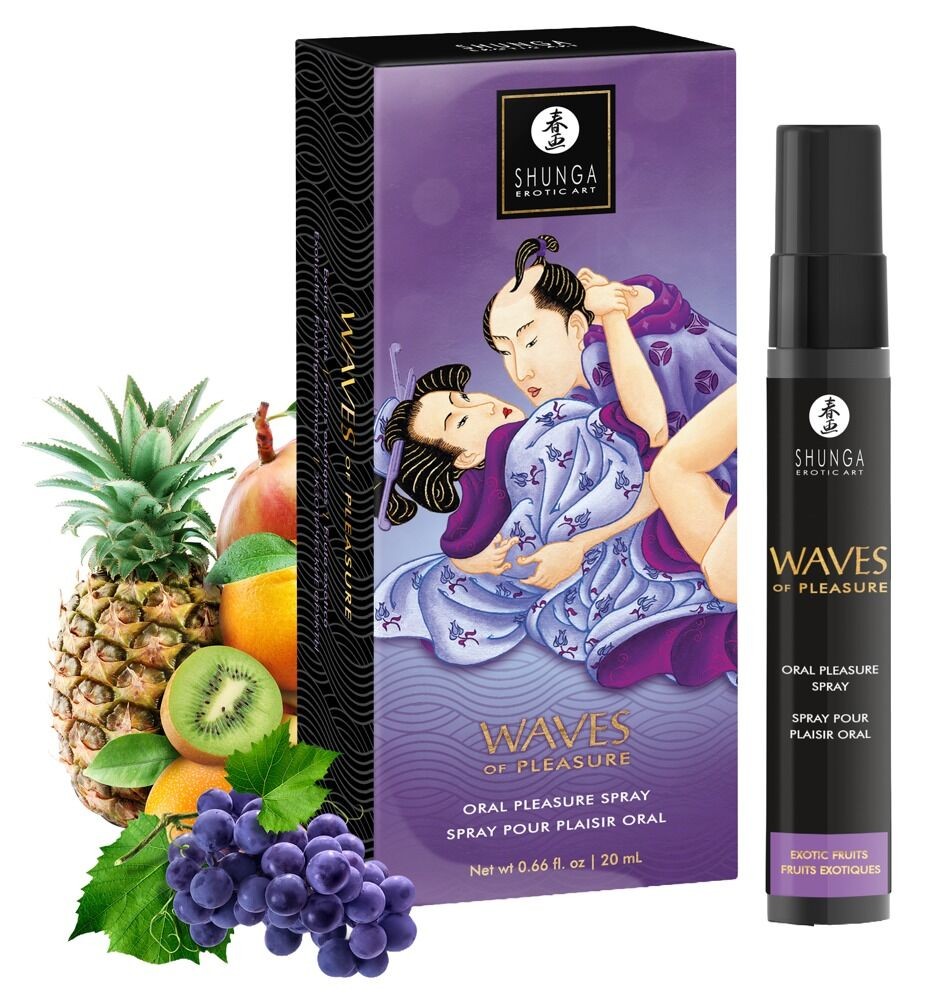 Спрей для посилення слиновиділення Shunga Waves of Pleasure Exotic Fruits - зображення 1