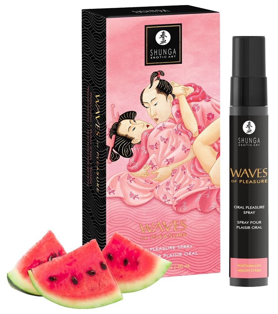 Спрей для посилення слиновиділення Shunga Waves of Pleasure Watermelon - зображення 1