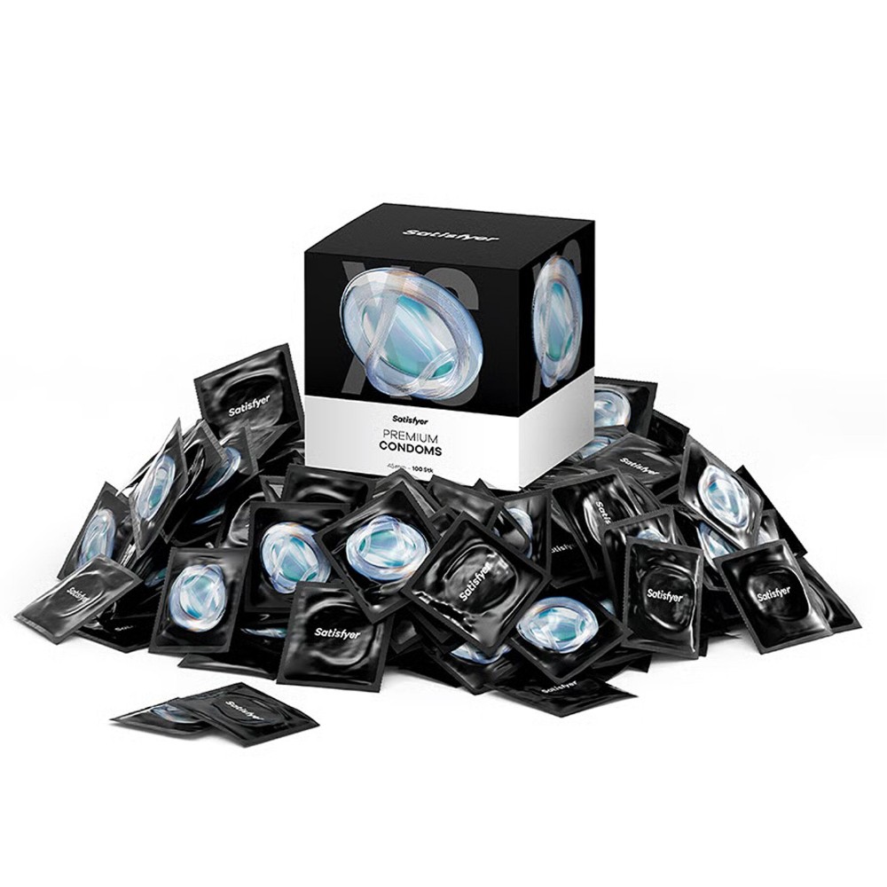 Набір презервативів Satisfyer Premium Condoms XS (45 мм) 100 шт - зображення 1